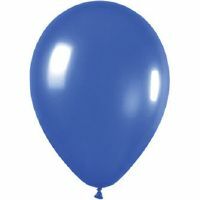 Party Balloons Metallic Blue